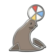 Sea lion with a ball